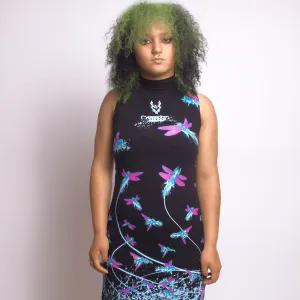HIGH NECK FIREFLIES DRESS