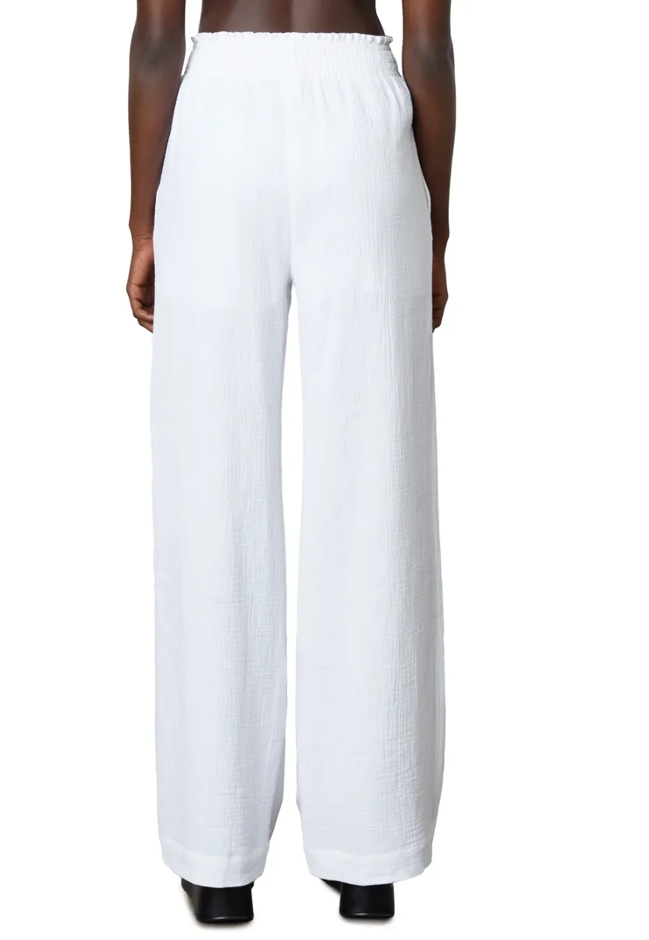 High Waisted Gauze Pants