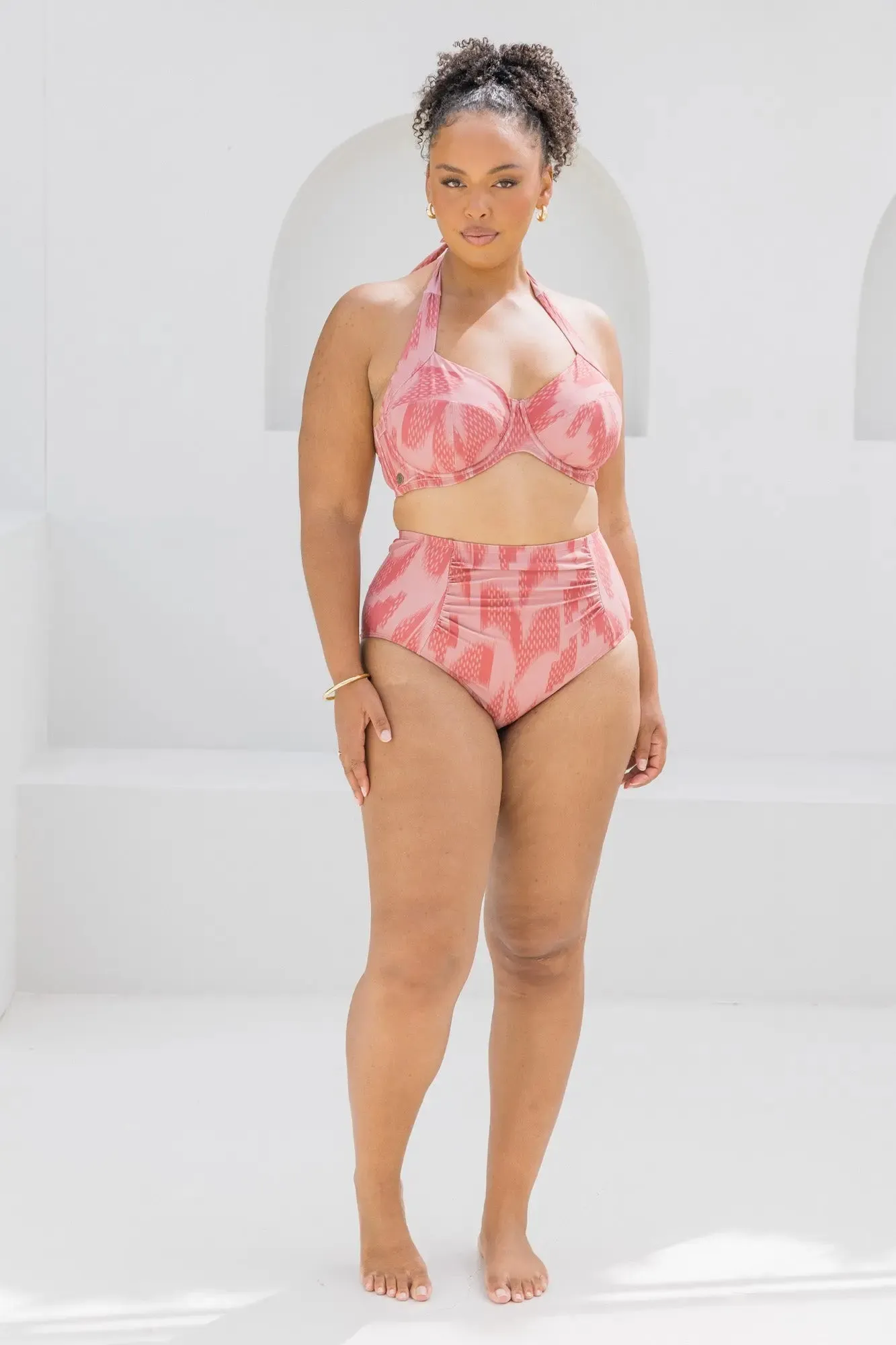 Ikat Dusk High Waisted Bottom