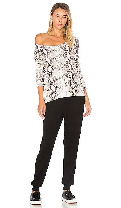 Indah Women's Cognac Track Pant | Black