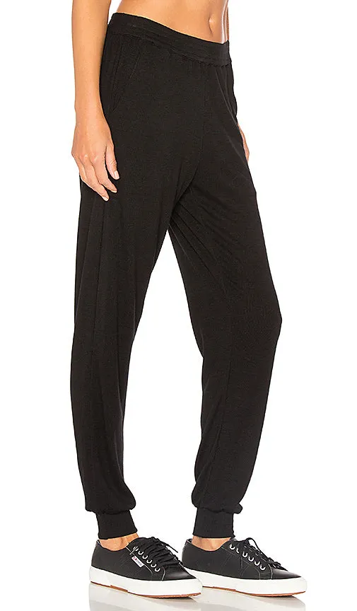 Indah Women's Cognac Track Pant | Black