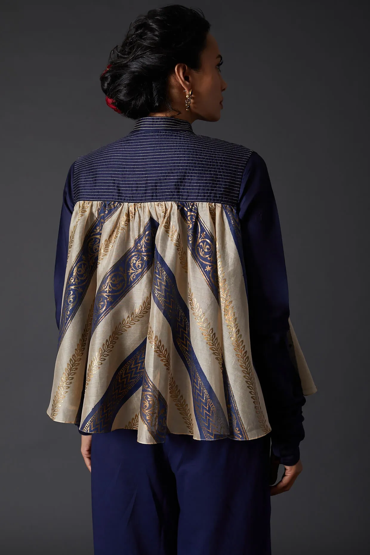 Indigo Blue Tunic With Palazzo