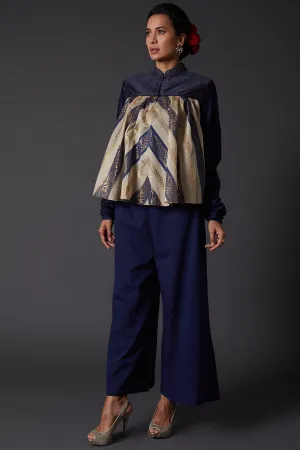 Indigo Blue Tunic With Palazzo