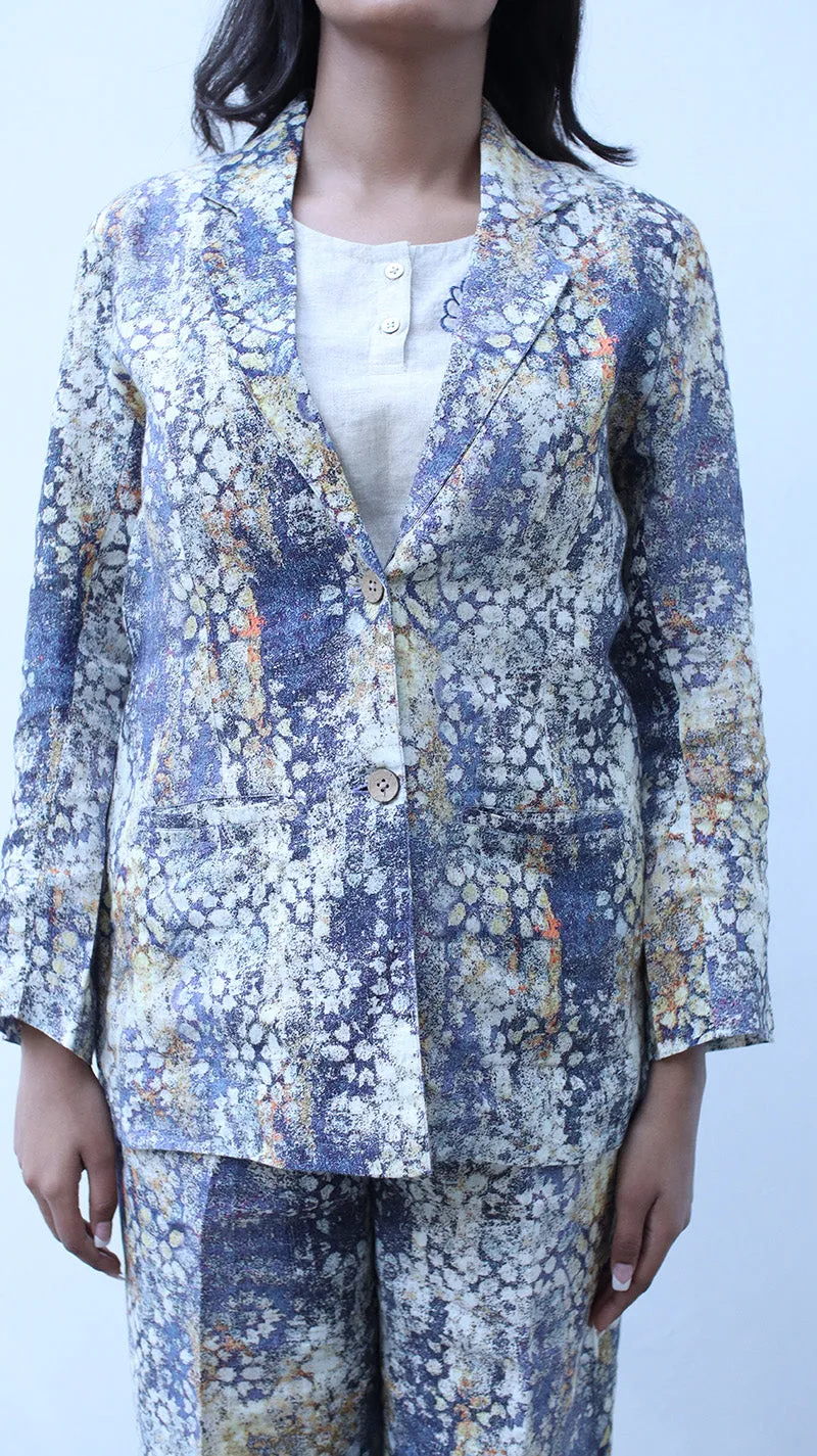 Indigo Digital Print Lounge Pants