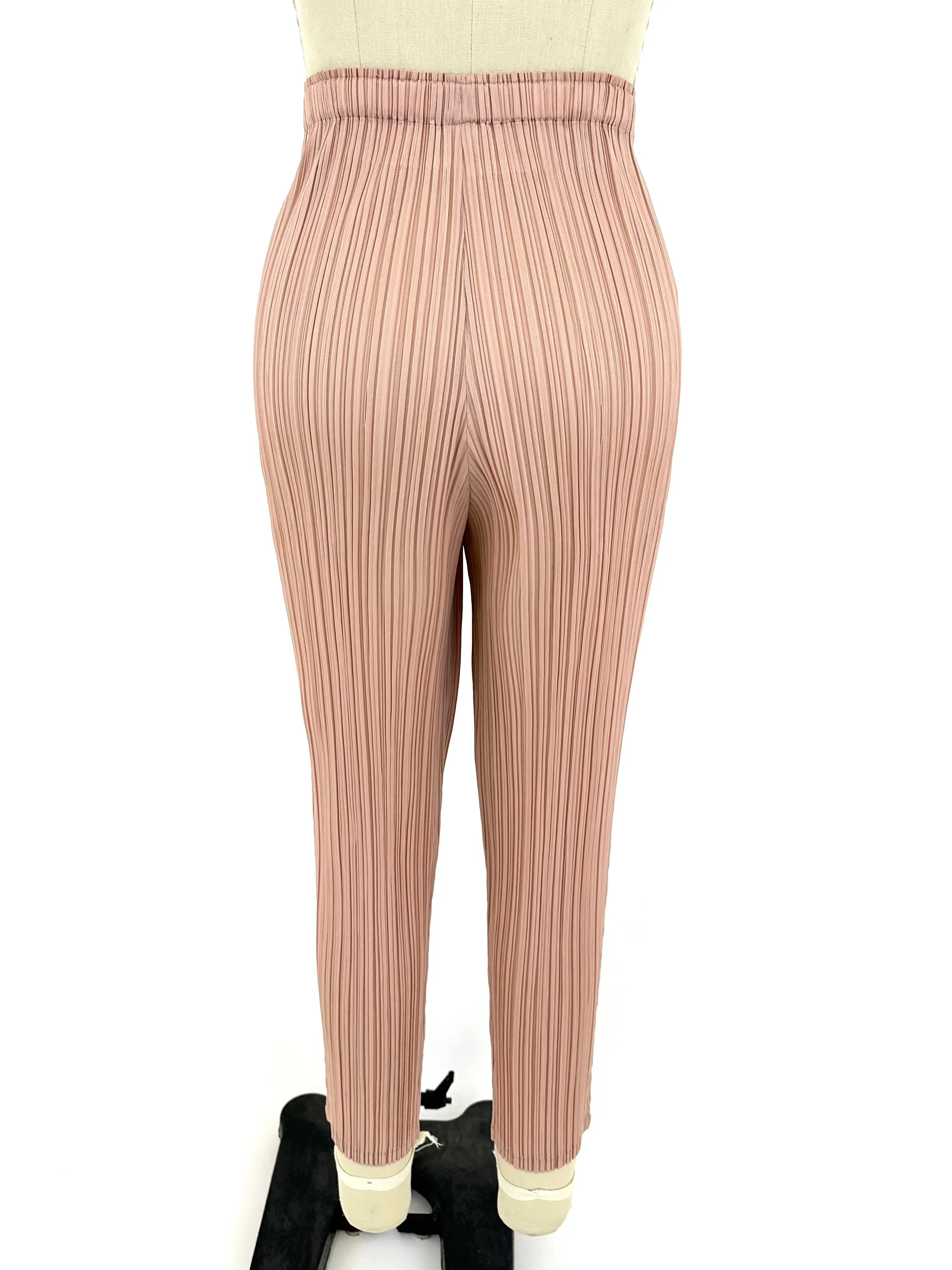 Issey Miyake Pleats Please Rose Plissé Pants