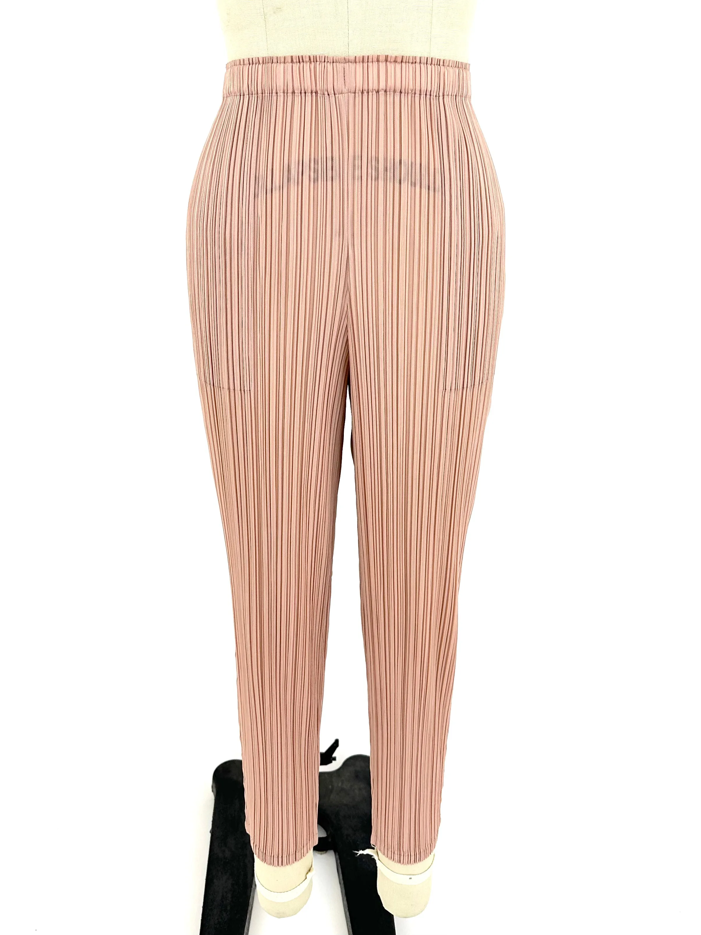 Issey Miyake Pleats Please Rose Plissé Pants