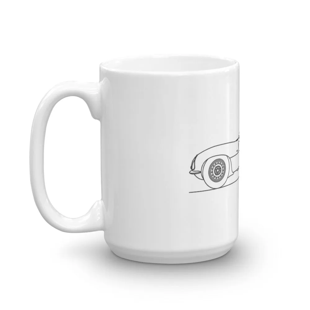 Jaguar XKSS Silhouette Mug