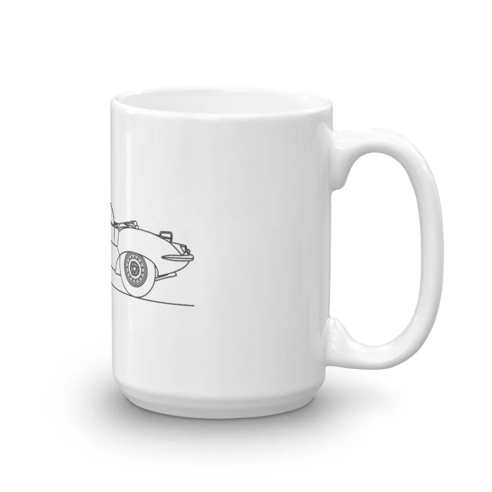Jaguar XKSS Silhouette Mug