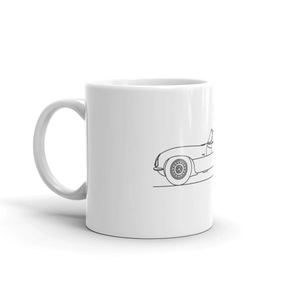Jaguar XKSS Silhouette Mug