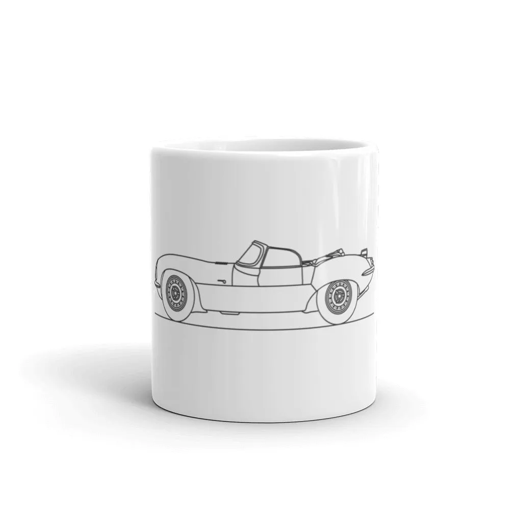 Jaguar XKSS Silhouette Mug