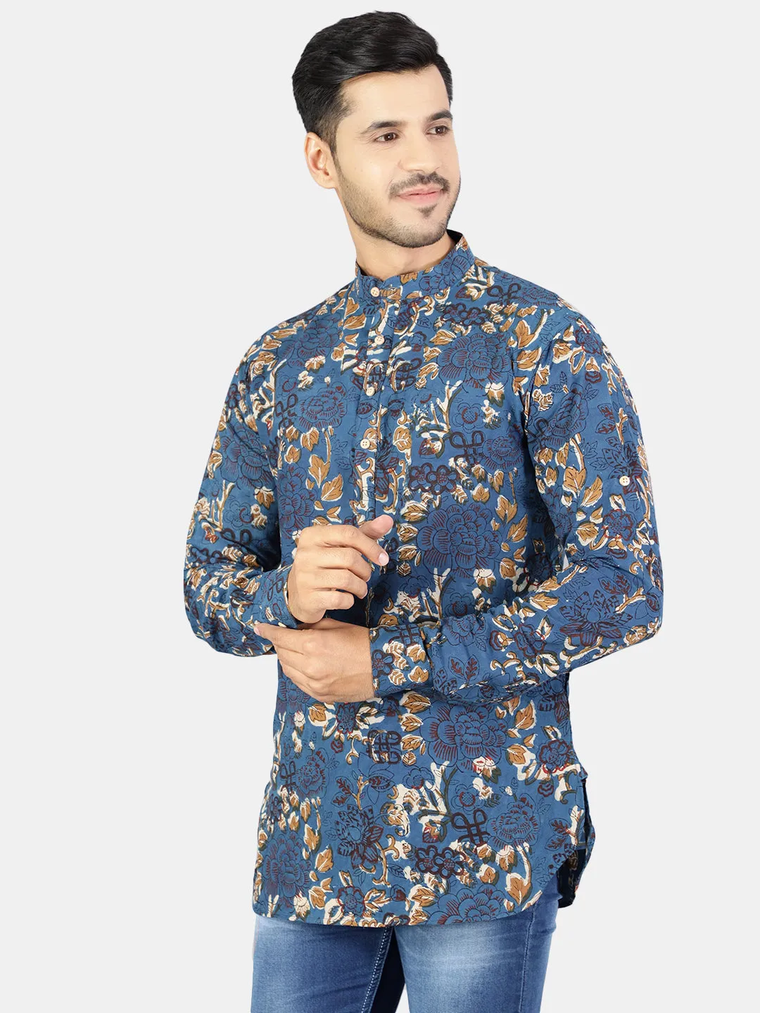 Jaipur 100% cotton multicolor kurta shirt