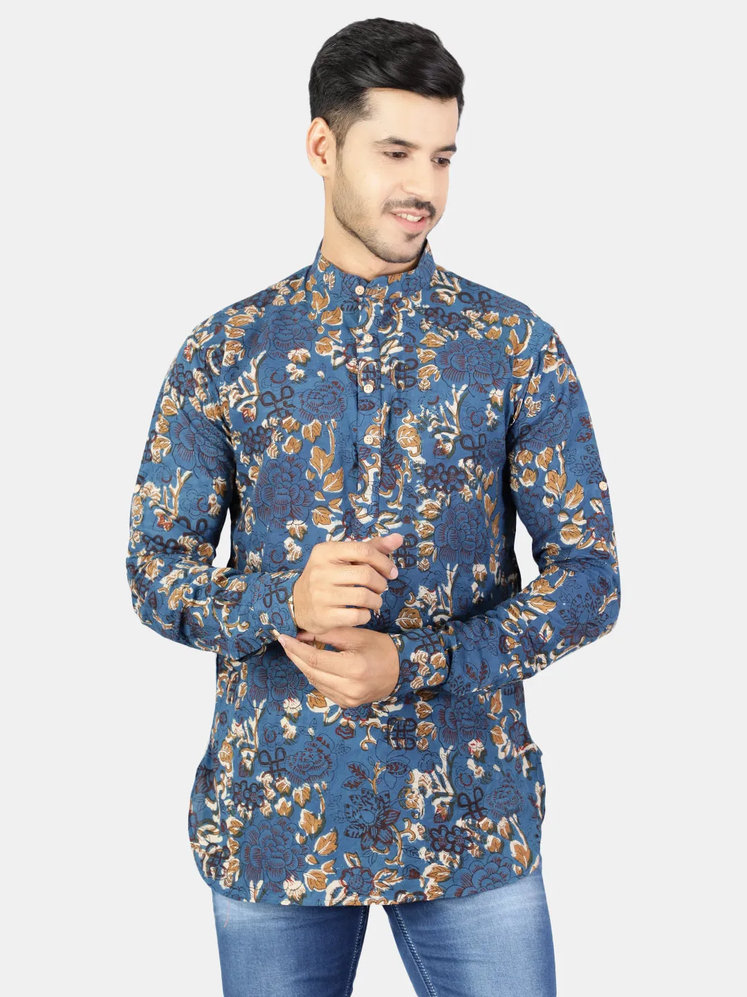 Jaipur 100% cotton multicolor kurta shirt
