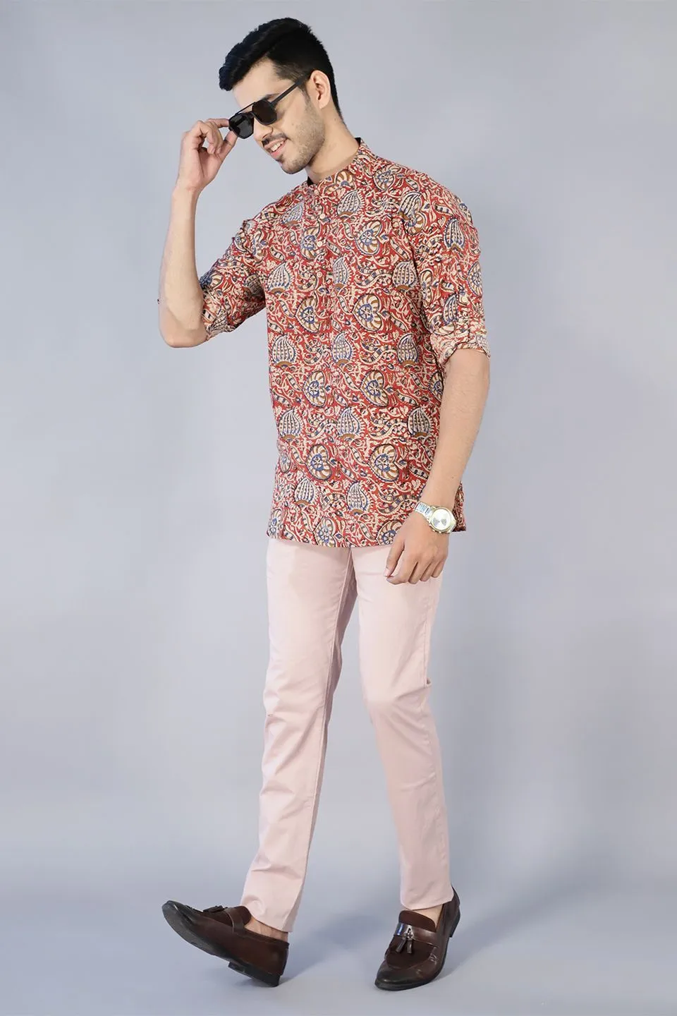 Jaipur 100% cotton multicolor kurta shirt