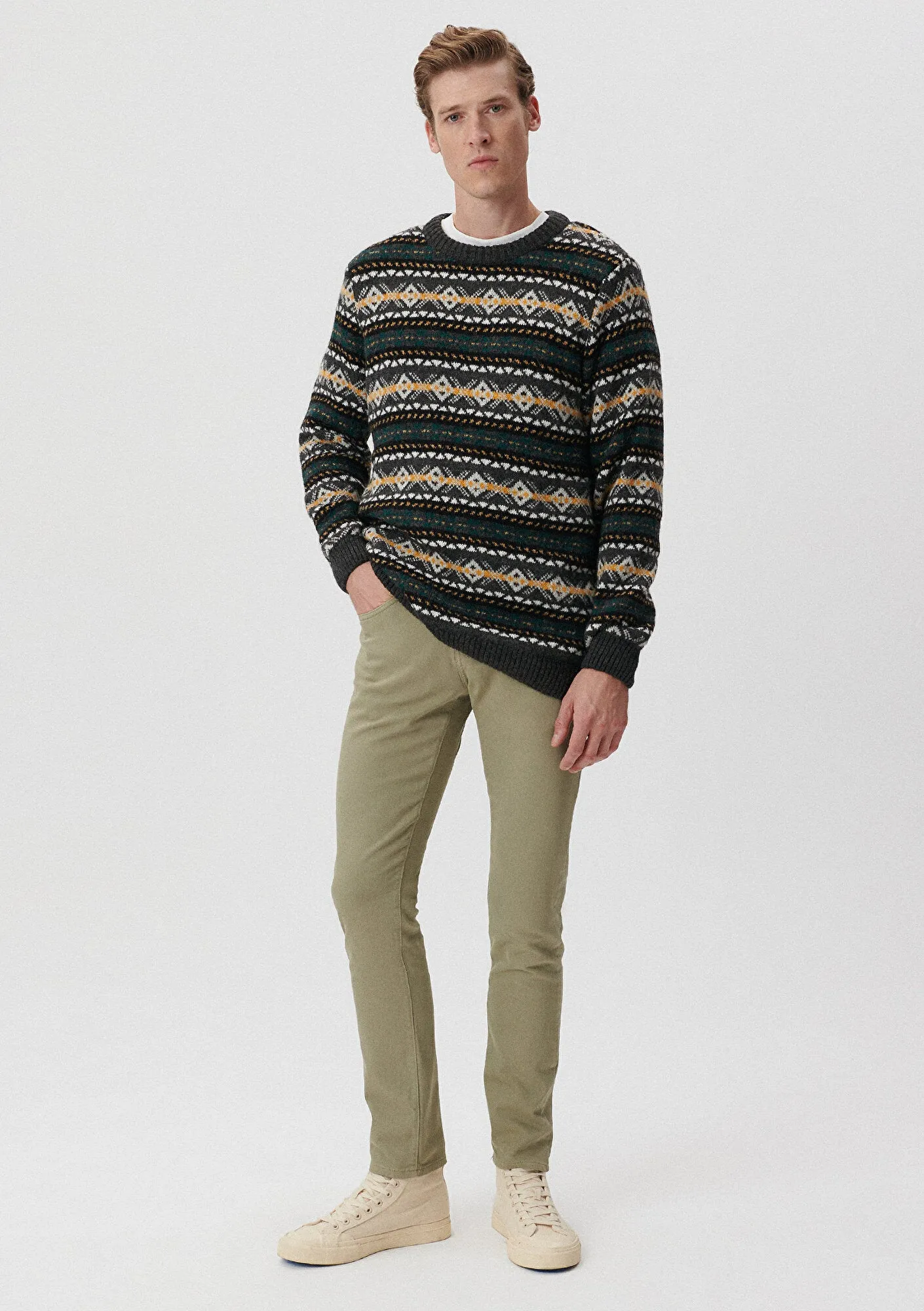Jake Khaki Comfort Gabardine Pants