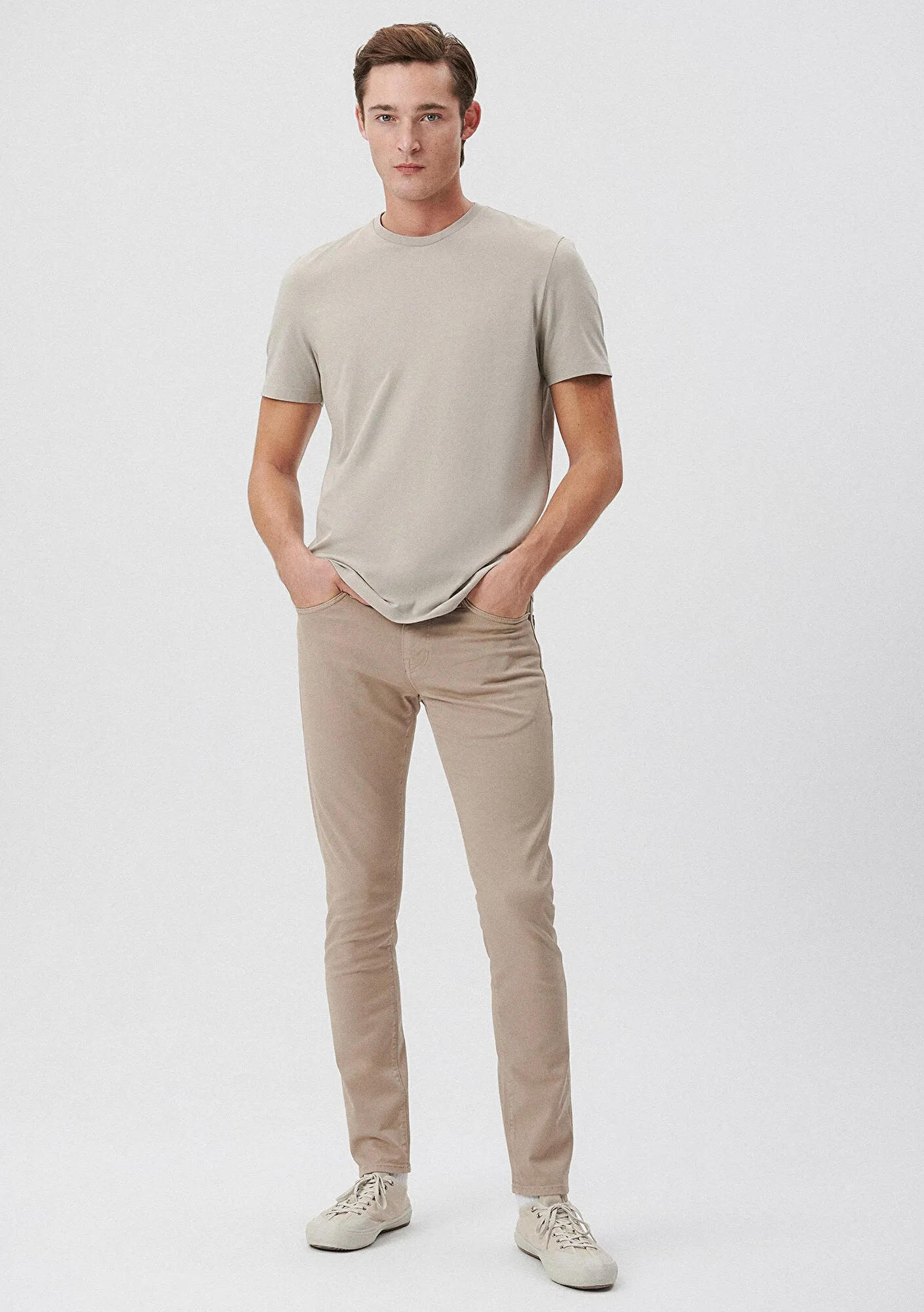 James Vintage Khaki Mavi Black Gabardine Pants