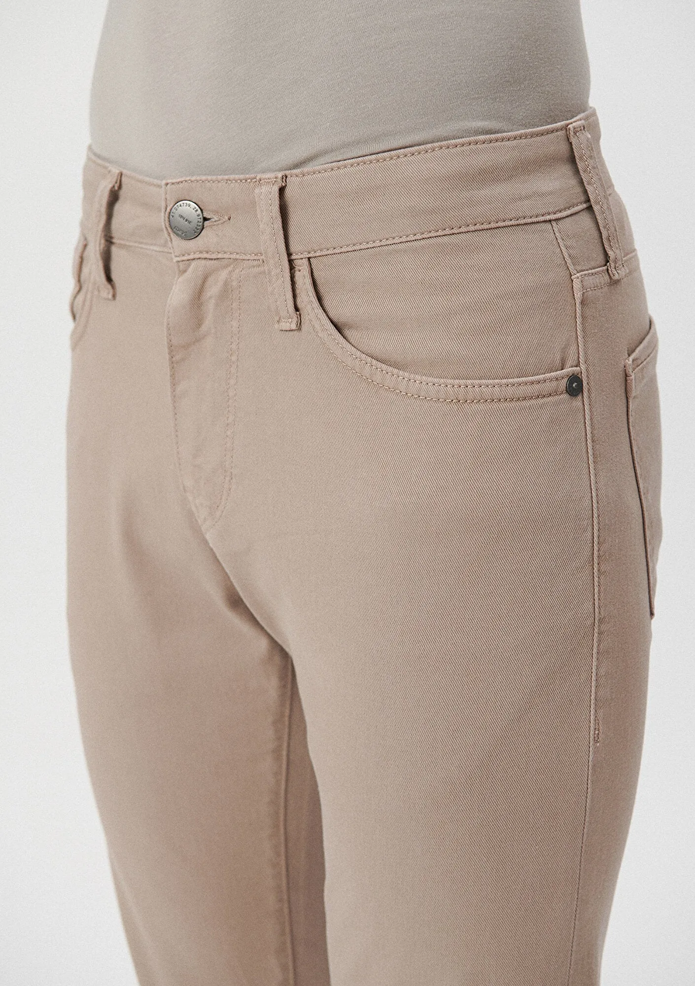 James Vintage Khaki Mavi Black Gabardine Pants