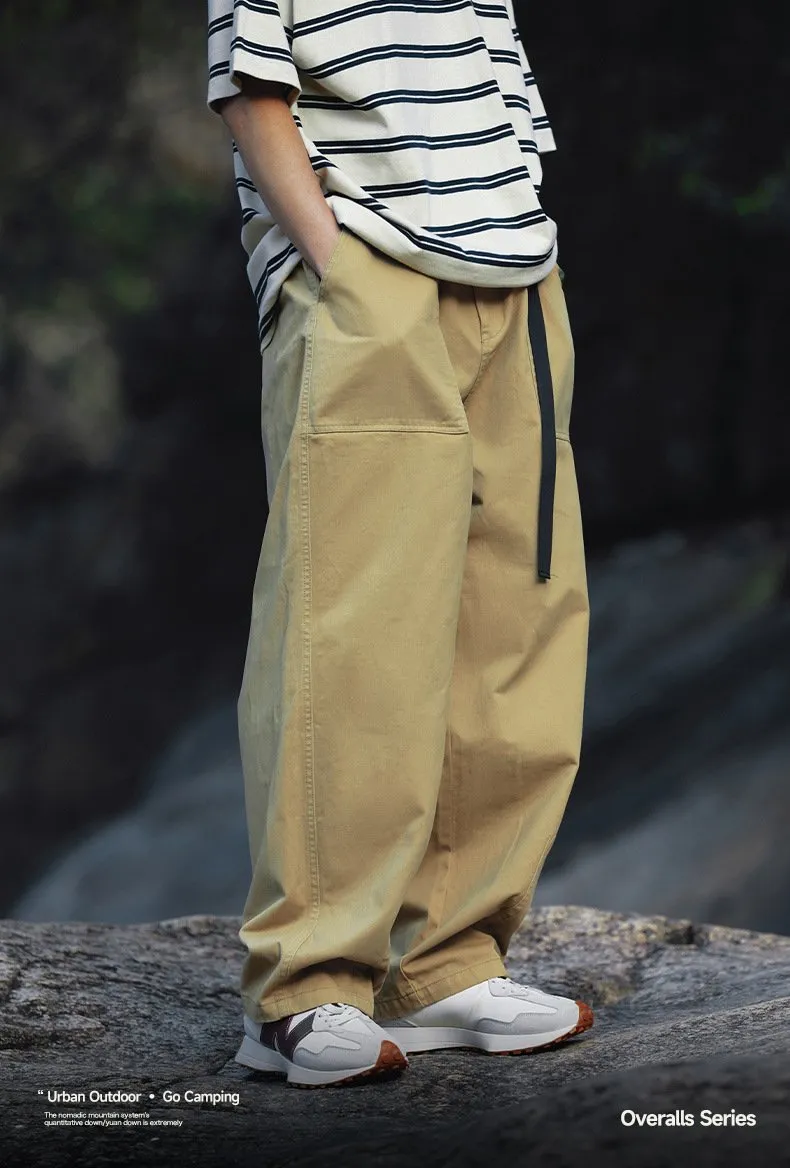 Japanese Fashion Brand Loose Tooling Wide Leg Pants 2023 Autumn And Winter New Fashion Brand Men's Tooling Pants
