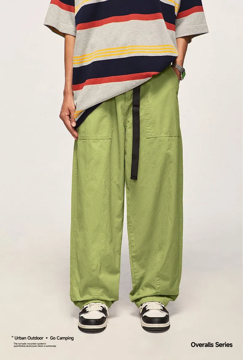 Japanese Fashion Brand Loose Tooling Wide Leg Pants 2023 Autumn And Winter New Fashion Brand Men's Tooling Pants