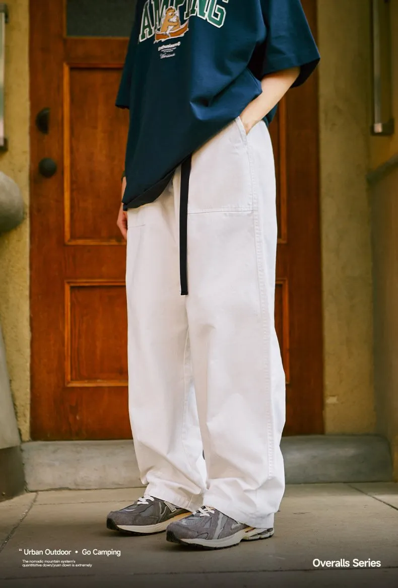 Japanese Fashion Brand Loose Tooling Wide Leg Pants 2023 Autumn And Winter New Fashion Brand Men's Tooling Pants