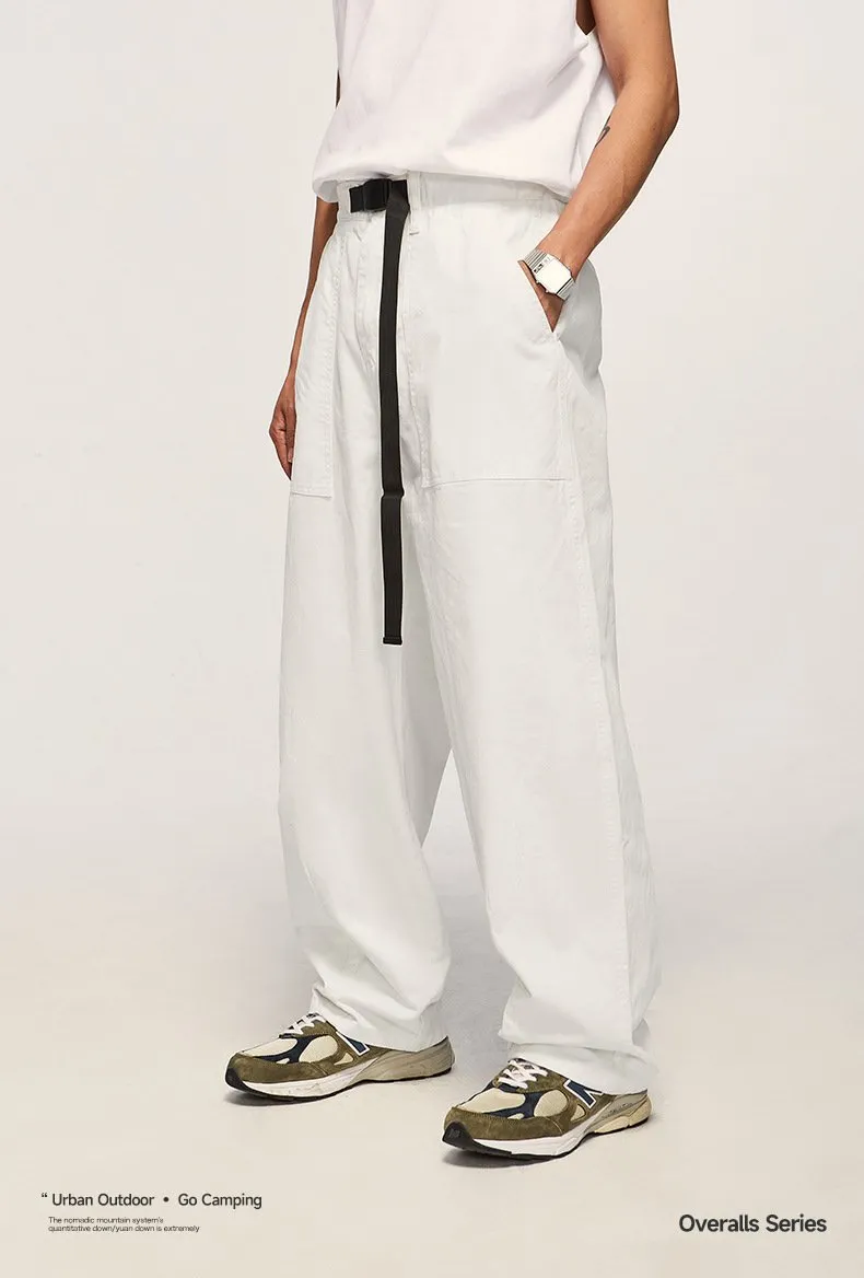 Japanese Fashion Brand Loose Tooling Wide Leg Pants 2023 Autumn And Winter New Fashion Brand Men's Tooling Pants