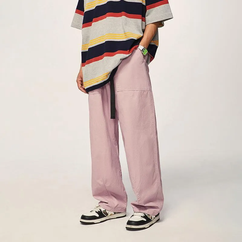 Japanese Fashion Brand Loose Tooling Wide Leg Pants 2023 Autumn And Winter New Fashion Brand Men's Tooling Pants