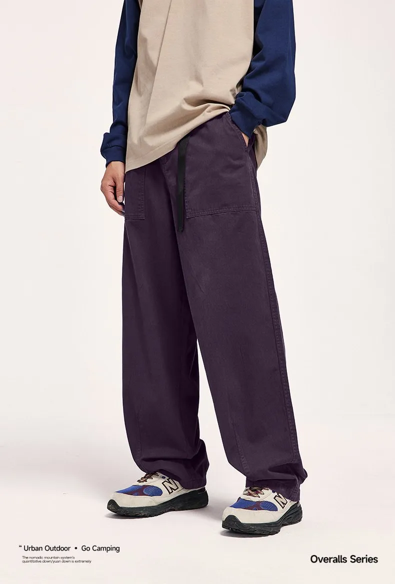 Japanese Fashion Brand Loose Tooling Wide Leg Pants 2023 Autumn And Winter New Fashion Brand Men's Tooling Pants