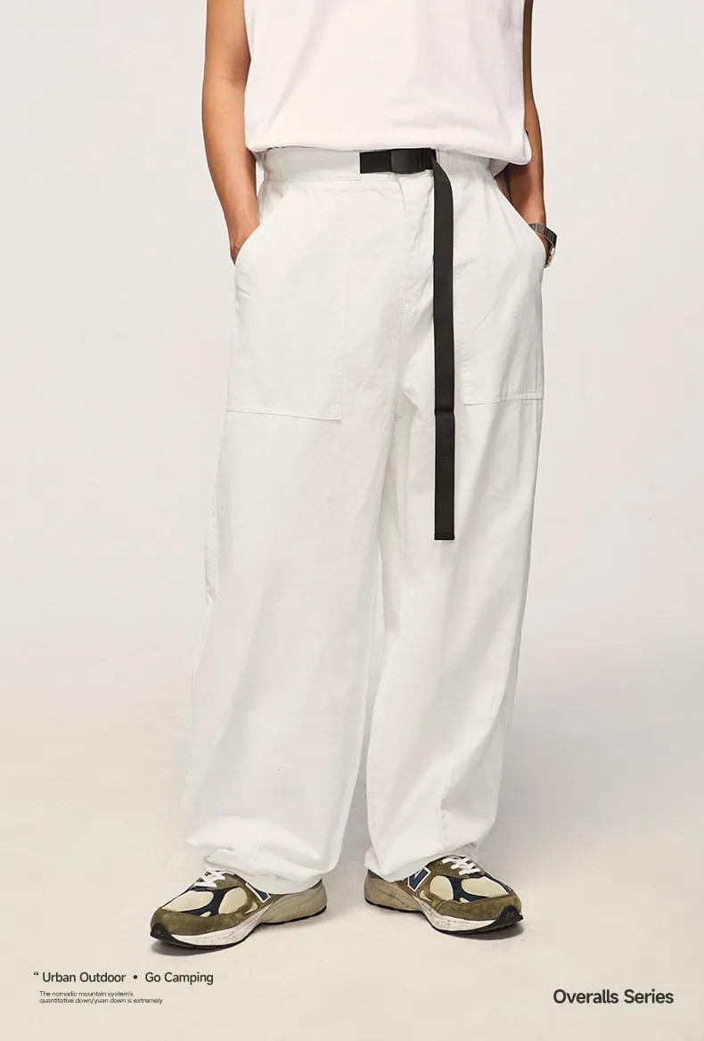 Japanese Fashion Brand Loose Tooling Wide Leg Pants 2023 Autumn And Winter New Fashion Brand Men's Tooling Pants
