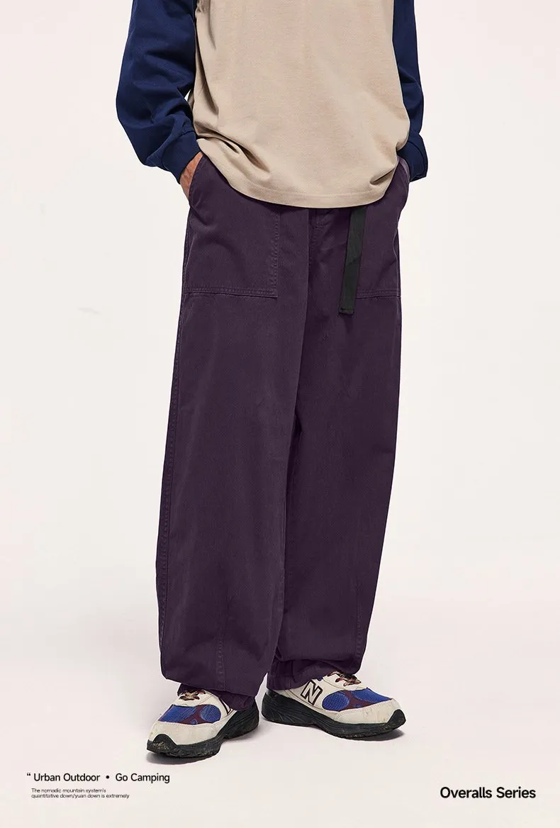 Japanese Fashion Brand Loose Tooling Wide Leg Pants 2023 Autumn And Winter New Fashion Brand Men's Tooling Pants