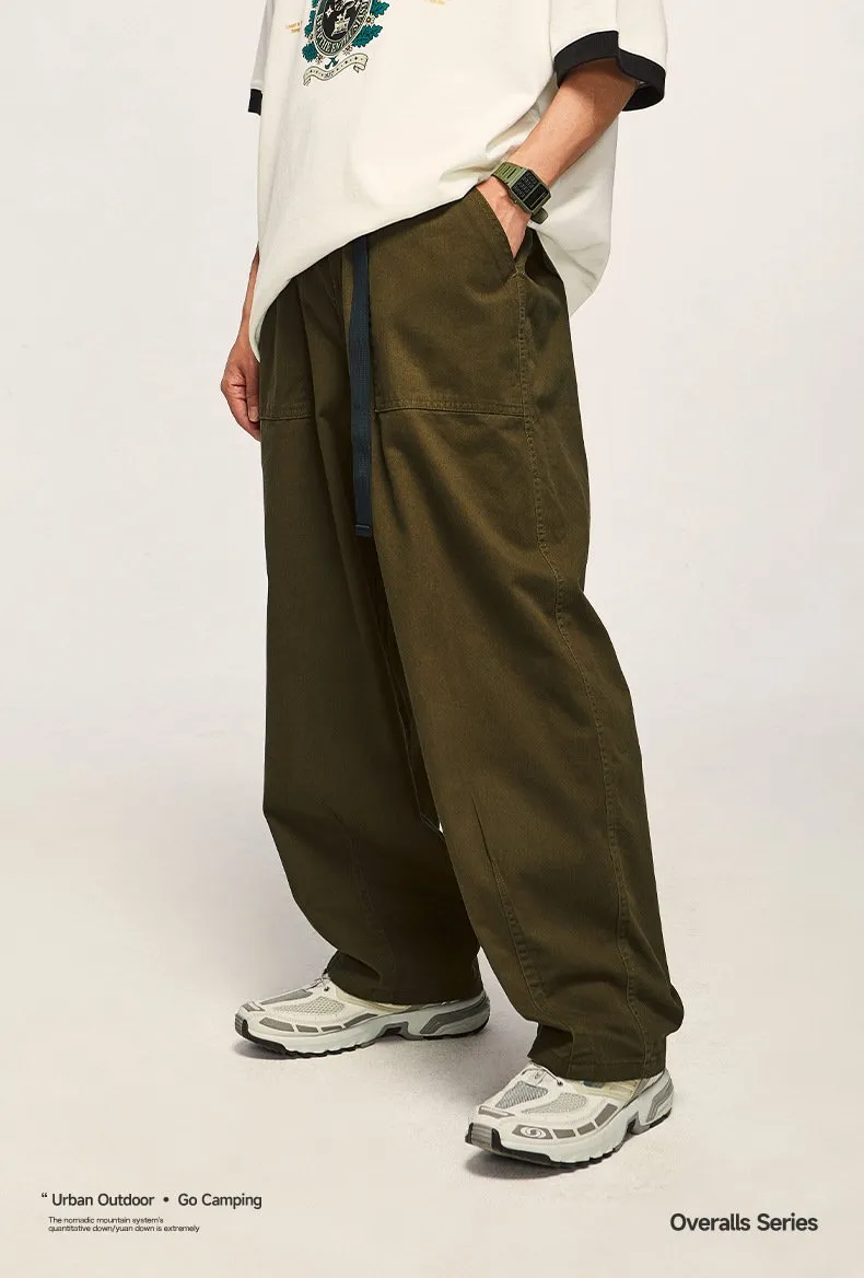 Japanese Fashion Brand Loose Tooling Wide Leg Pants 2023 Autumn And Winter New Fashion Brand Men's Tooling Pants