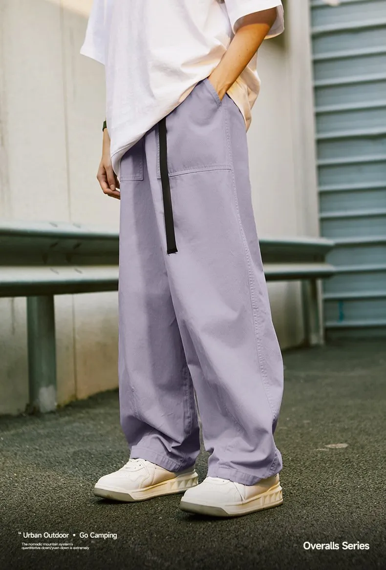 Japanese Fashion Brand Loose Tooling Wide Leg Pants 2023 Autumn And Winter New Fashion Brand Men's Tooling Pants