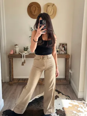 JBD CUFFED KHAKI PANTS