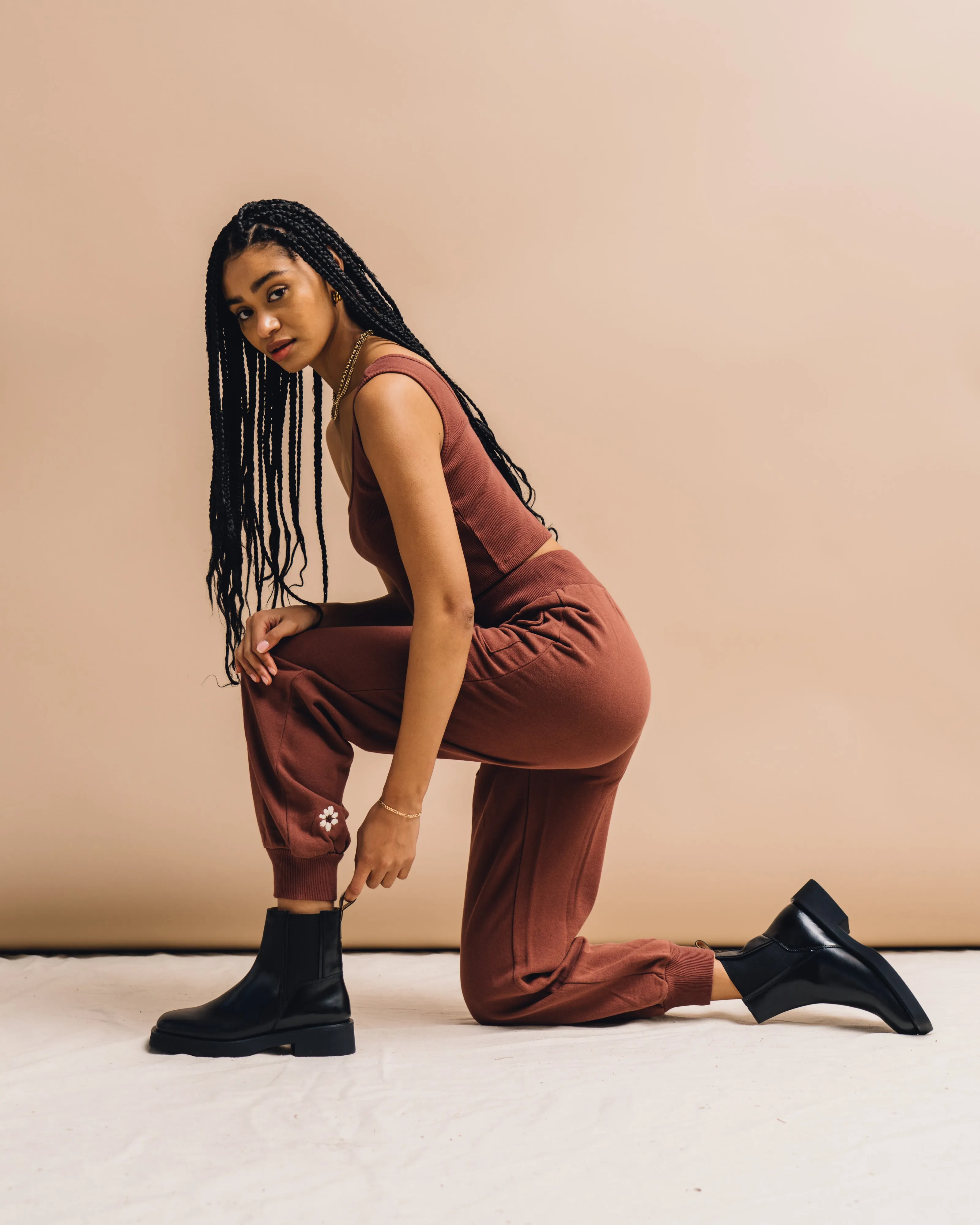 Jessi Sweatpants-Cocoa