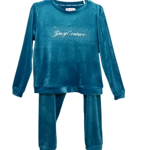 Juicy Couture Velour‎ 2PC Lounge Set Top Pants