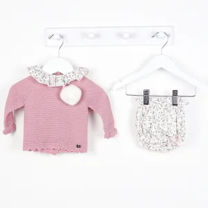 Juliana Blush Floral Jam Pant and Jumper Set