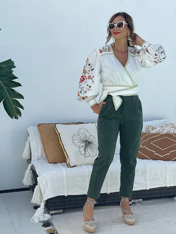 Khaki Cord Pants