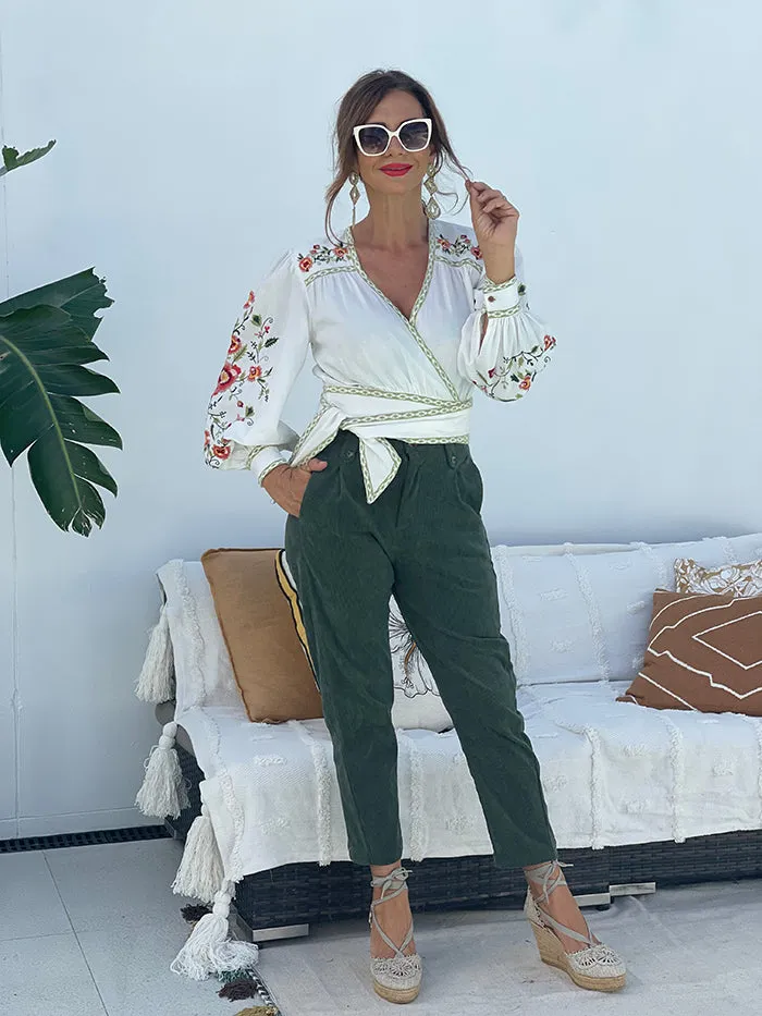 Khaki Cord Pants