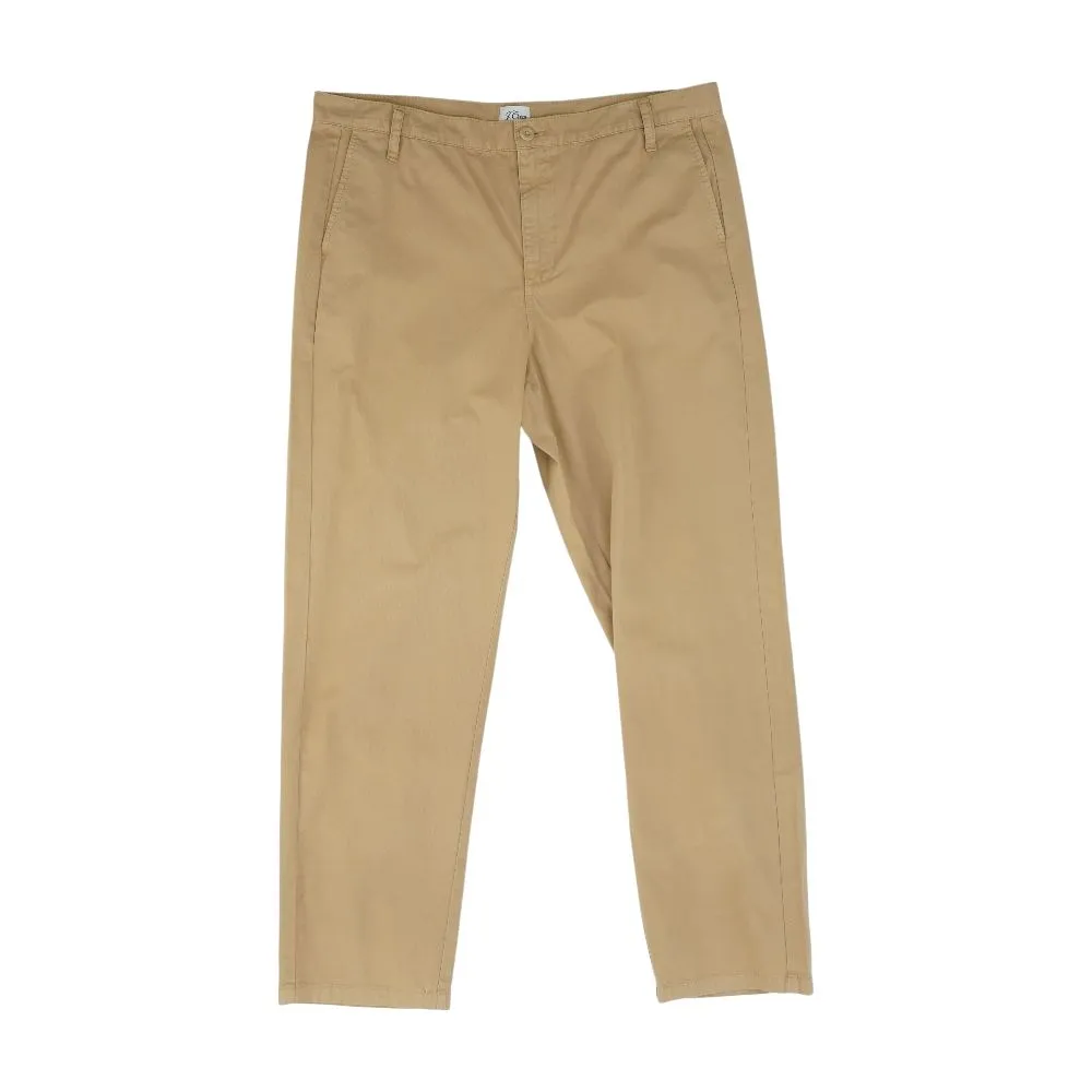 Khaki Solid Khaki Pants