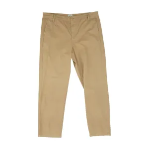 Khaki Solid Khaki Pants