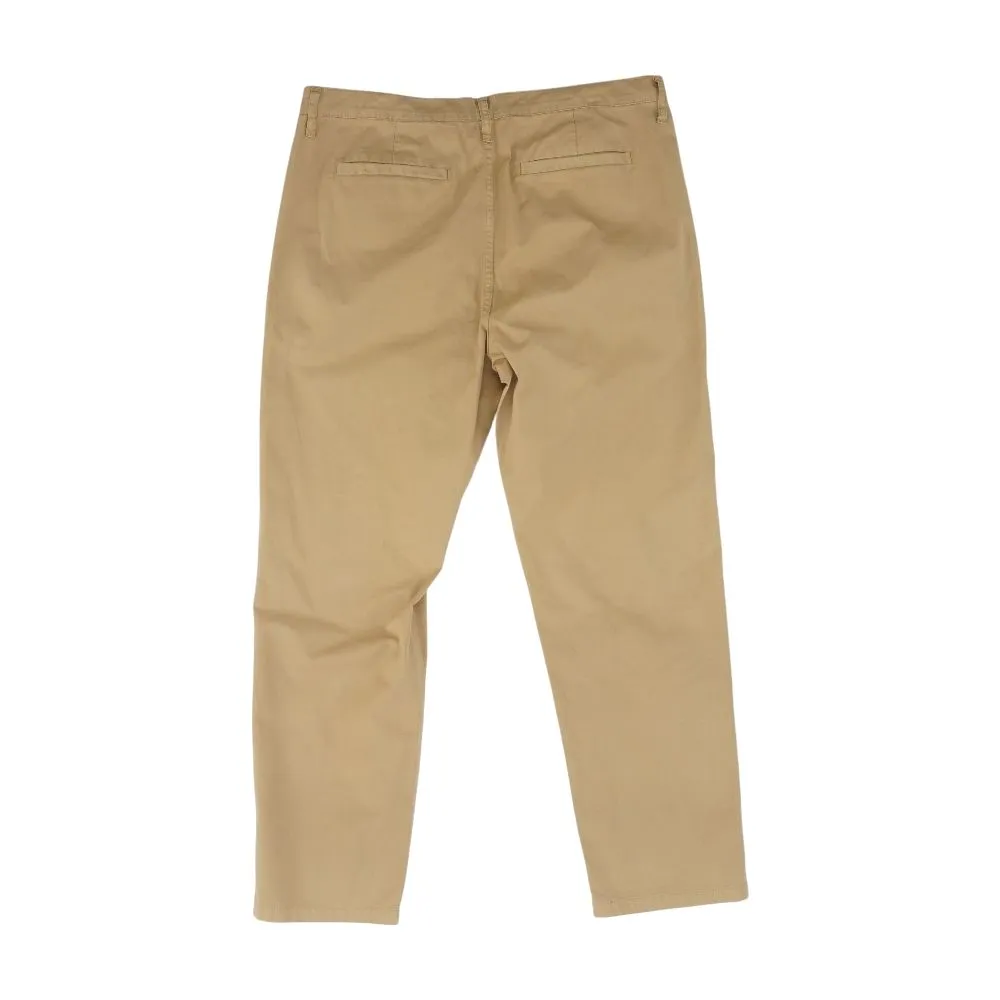 Khaki Solid Khaki Pants
