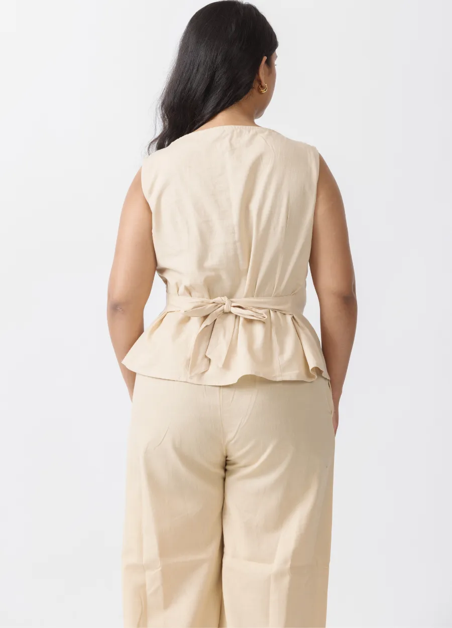KHAKI WAISTCOAT