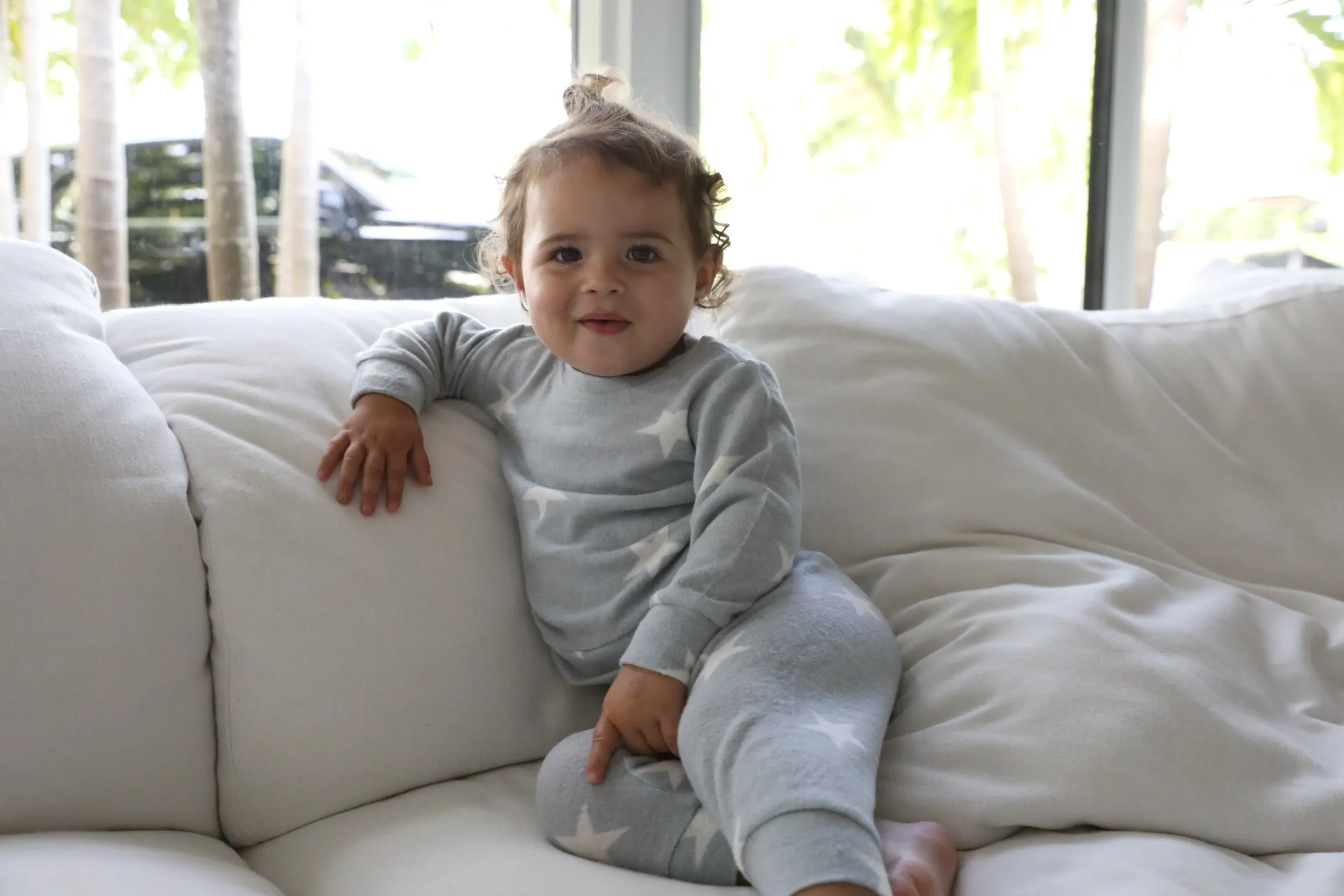 Kid's Lounge Set Heather Grey Star