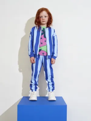 Kids' Ripple Sweatpants Blue Striped