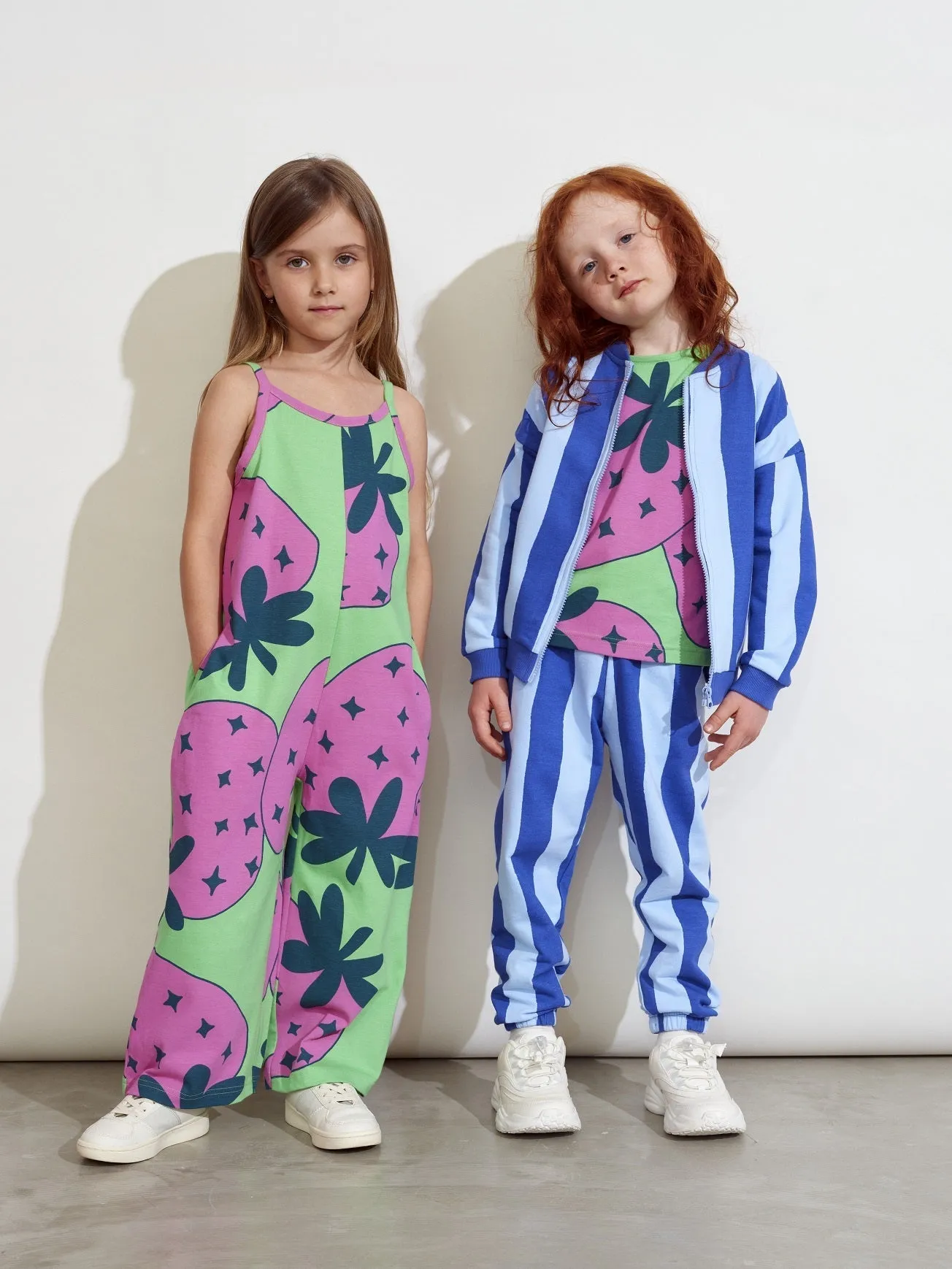 Kids' Ripple Sweatpants Blue Striped