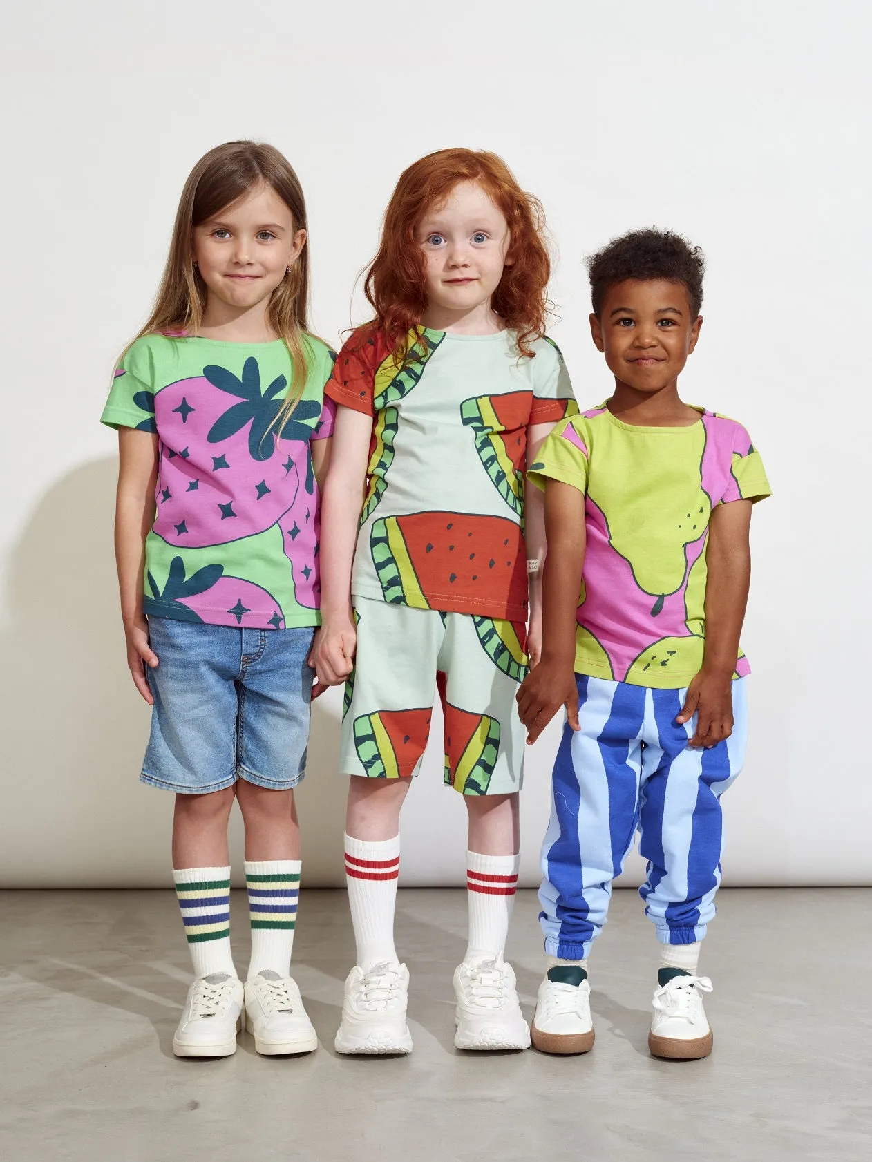 Kids' Ripple Sweatpants Blue Striped