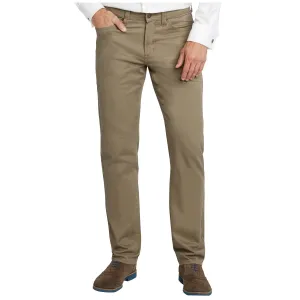 Kirkland Signature Men's 5 Pocket Brushed Cotton Twill Pants Khaki