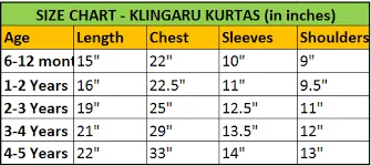 Klingaru Long Kurta - Katha Grey  ( Last Pieces ) size-1-2 Years