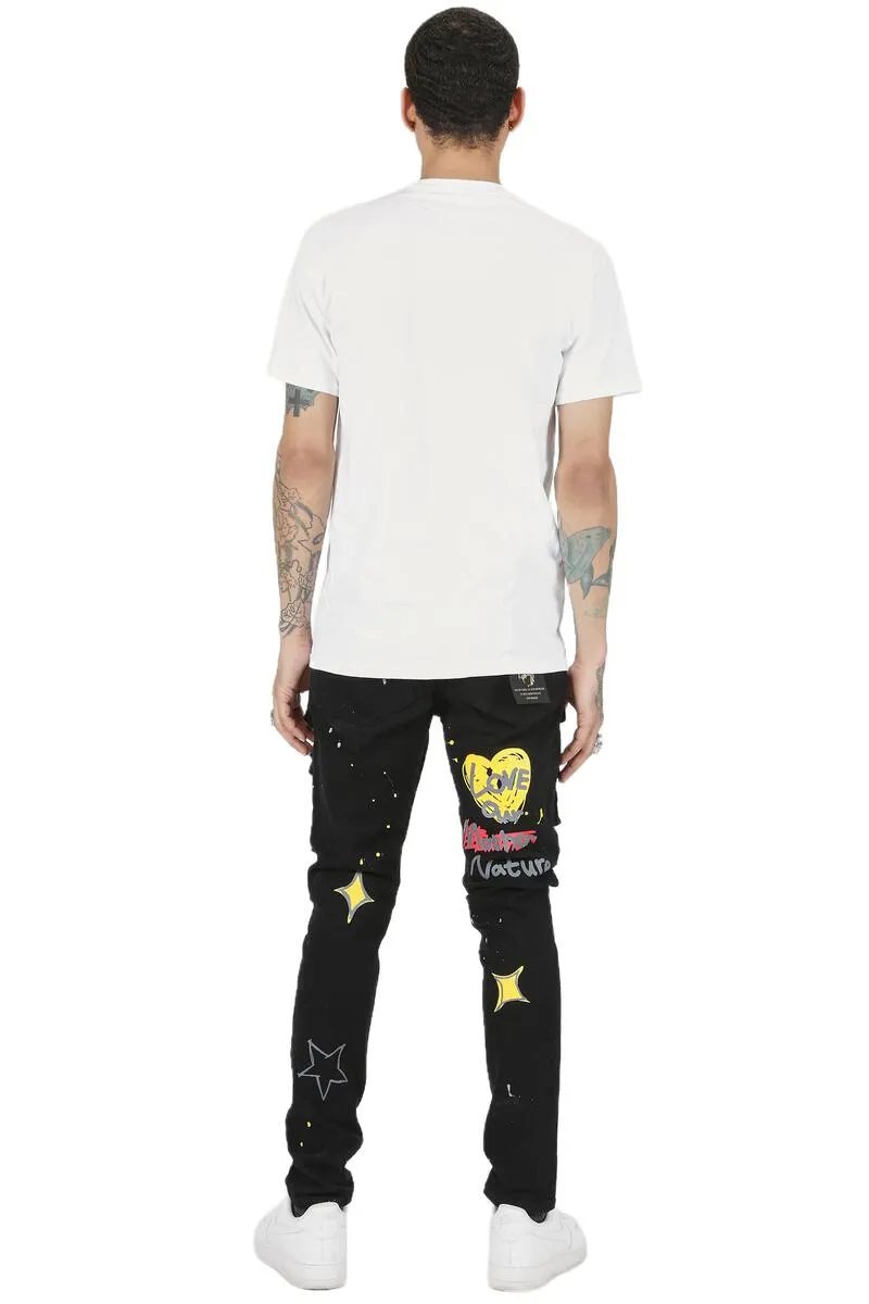 KLP-KP4430-Heavy Cargo Print Twill Pants