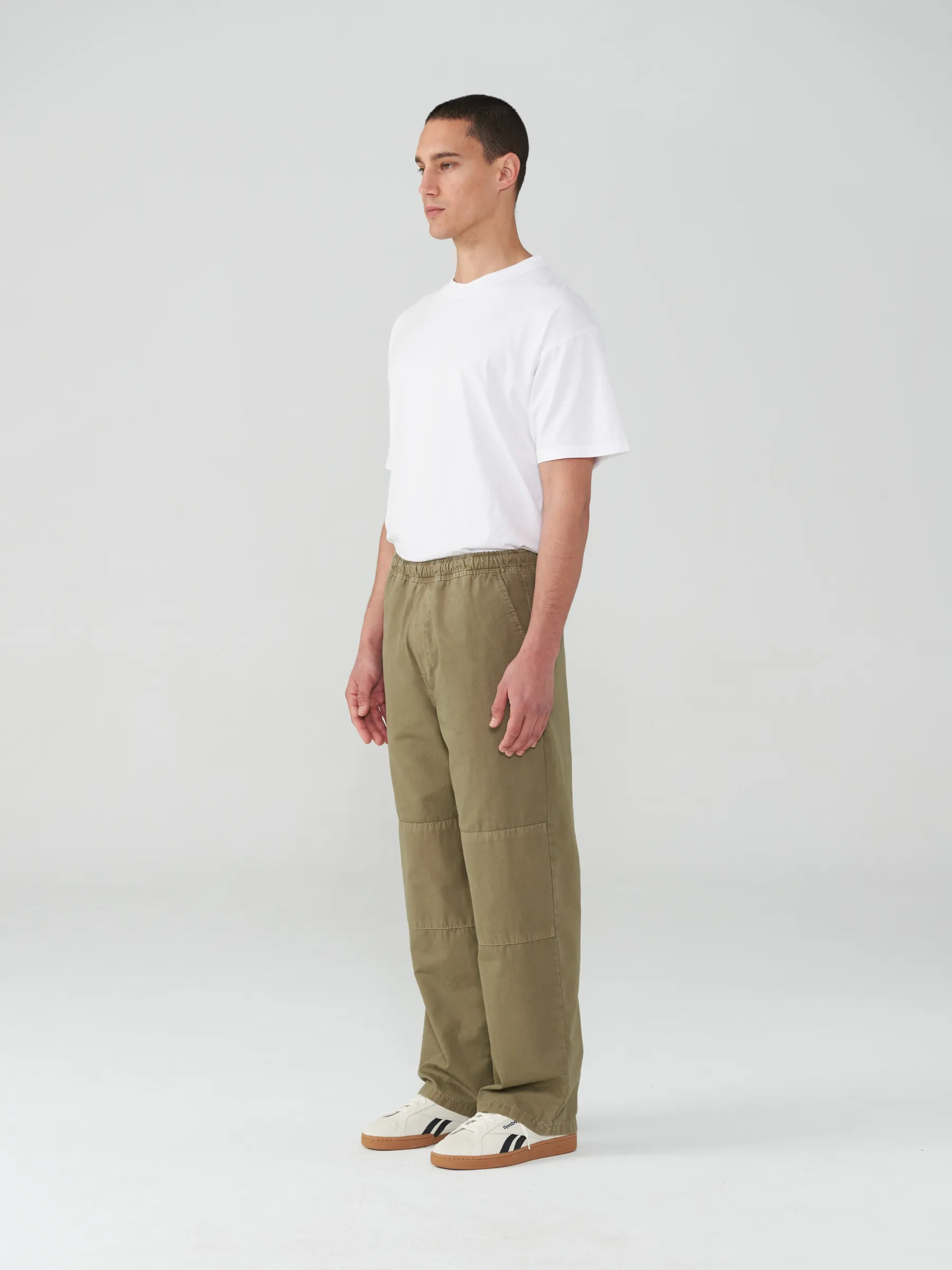 Knee Patch Pants Khaki