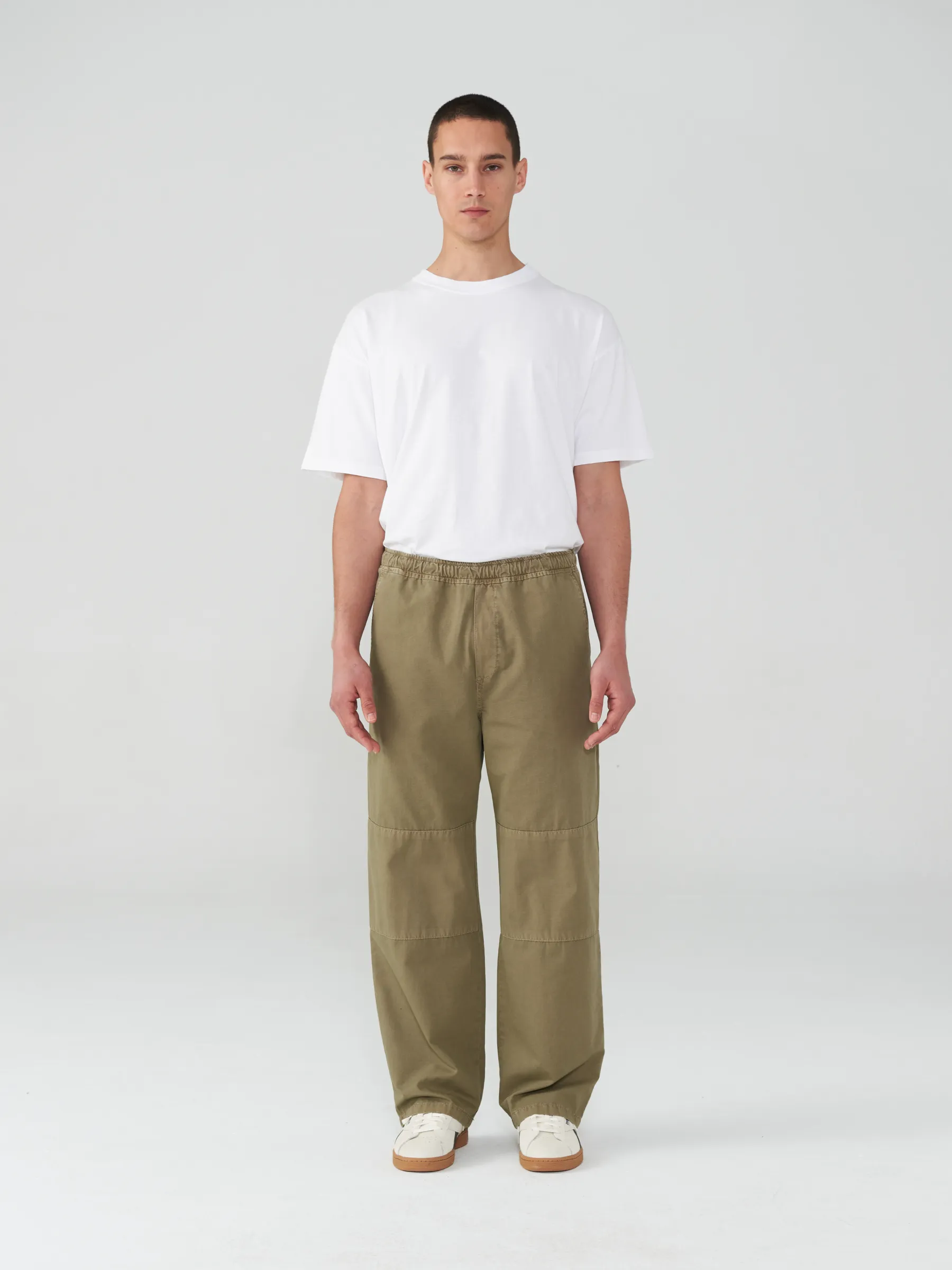 Knee Patch Pants Khaki