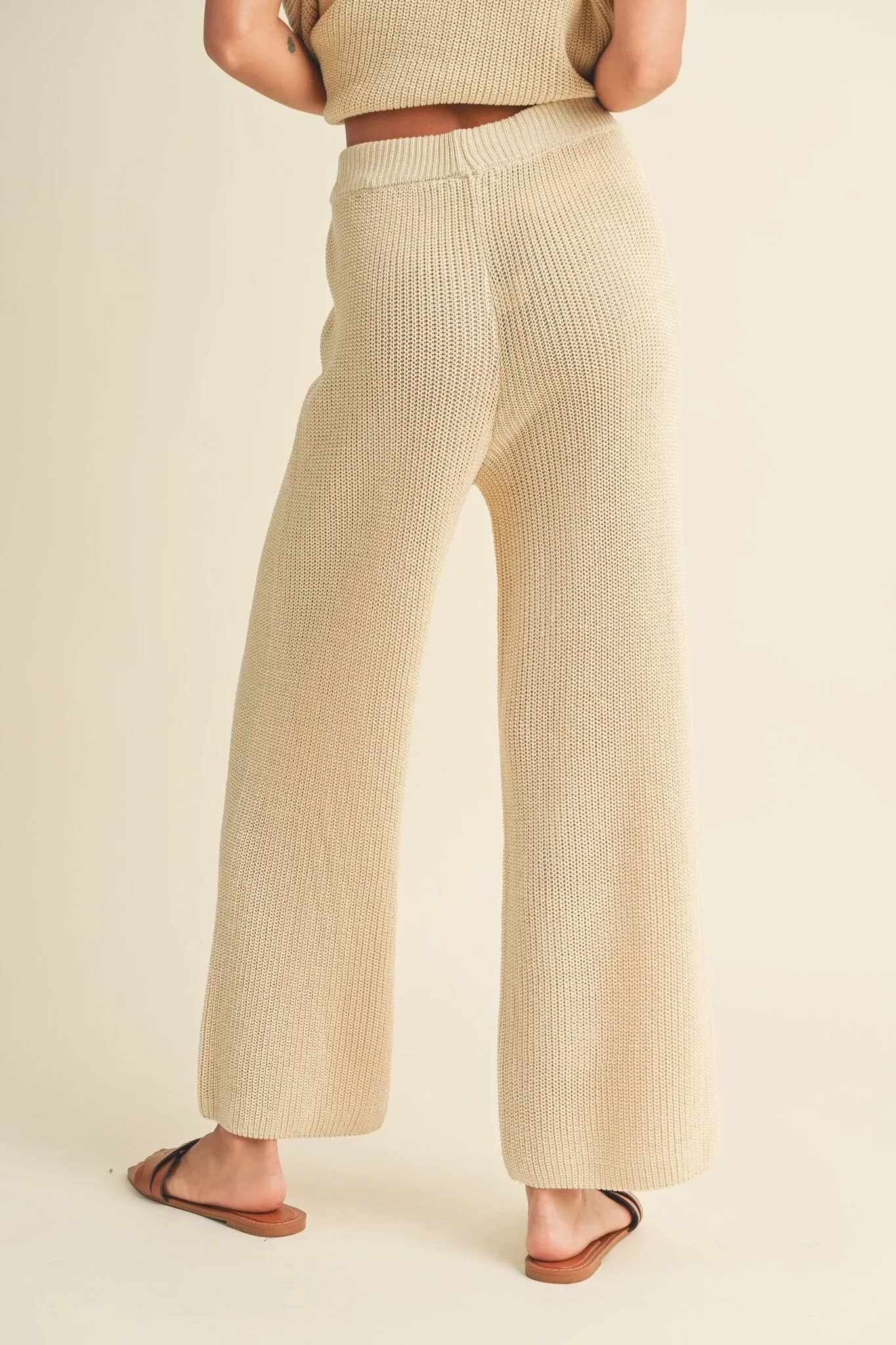 Knit Crop Lounge Pants